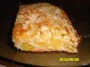 Пошаговое фото рецепта «Деревенский пирог с персиками»