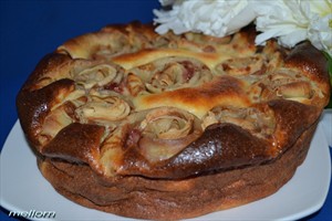 Фото рецепта «Пирог творожный с блинами»