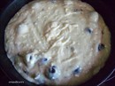 Пошаговое фото рецепта «Йогуртовый пирог с виноградом и шоколадом»
