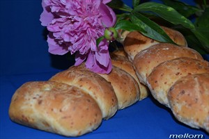 Фото рецепта «Сырный хлеб с творожной начинкой»