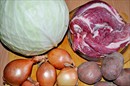 Пошаговое фото рецепта «Капустные конвертики со свининой и овощами»