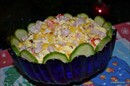 Фото-рецепт «Салат с яичными блинчиками»