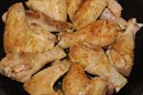 Пошаговое фото рецепта «Курица с фруктами и брусничным соусом»