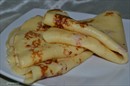 Пошаговое фото рецепта «Блины сырные с беконом»