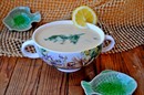 Пошаговое фото рецепта «Суп-пюре с красной рыбой, картофелем и укропом»
