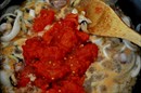 Пошаговое фото рецепта «Томатный суп с рисом и морепродуктами»
