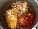 Пошаговое фото рецепта «Закуска из жареных перцев и помидор»
