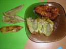Пошаговое фото рецепта «Закуска из жареных перцев и помидор»