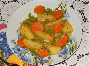 Фото рецепта «Салат из жареных овощей»