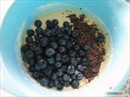 Пошаговое фото рецепта «Сливочный кекс с горьким шоколадом и виноградом»
