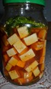 Пошаговое фото рецепта «Сыр в остро-медовом маринаде»