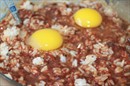 Пошаговое фото рецепта «Котлеты из печени с рисом и яйцом»