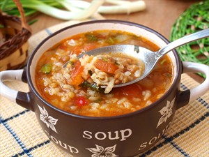 Фото рецепта «Суп с чечевицей и томатами»