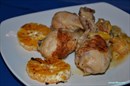 Фото-рецепт «Куриные голени с мандаринами»