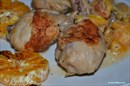 Пошаговое фото рецепта «Куриные голени с мандаринами»