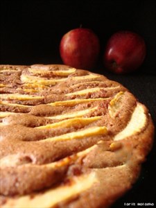 Фото рецепта «Коричневый пирог (с яблоками)»