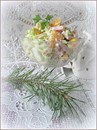Пошаговое фото рецепта «Мандариновый салат Новогодний»
