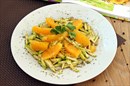 Фото-рецепт «Салат из цукини с апельсином»