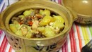 Фото-рецепт «Картофель, тушенный в горшочке с курицей и грибами»