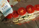 Пошаговое фото рецепта «Скумбрия, запечённая с помидорами и зеленью»