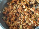 Пошаговое фото рецепта «Кабачки фаршированные курицей и сухариками»