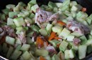 Пошаговое фото рецепта «Соте из кабачков с беконом»