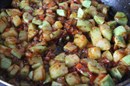 Пошаговое фото рецепта «Соте из кабачков с беконом»