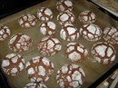 Пошаговое фото рецепта «Шоколадное печенье с кракелюрами(Треснутое печенье)»