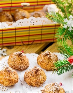 Фото рецепта «Печенье домашнее Кокосовые конусы»