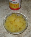 Пошаговое фото рецепта «Куриная грудка с ананасами и сыром»