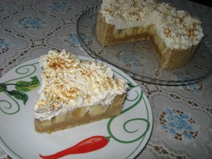 Фото рецепта «Английский Пирог Баноффи Пай (Banoffee Pie). Без выпечки»