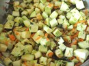 Пошаговое фото рецепта «Гарнир из перловки с овощами и курицей»