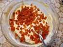 Пошаговое фото рецепта «Блинный пирог с творогом и курагой»