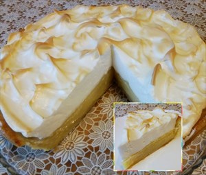 Фото рецепта «Лимонный тарт с меренгой»