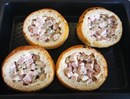 Пошаговое фото рецепта «Завтрак в булочке»