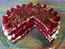 Пошаговое фото рецепта «Влажный шоколадный торт с малиной»