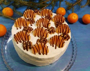 Фото рецепта «Мандариновый торт»