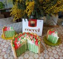 Пошаговое фото рецепта «Торт Корзина с цветами»
