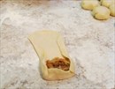 Пошаговое фото рецепта «Быстрые пирожки с капустой и мясом»
