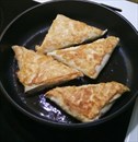 Пошаговое фото рецепта «Конвертики из лаваша с начинкой»