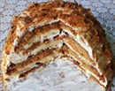 Фото-рецепт «Торт из пряников с бананами и грецкими орехами (без выпечки)»