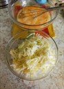 Пошаговое фото рецепта «Омлет из кабачка и сыра на завтрак»