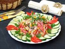 Фото-рецепт «Лёгкий салат с копчёной курицей»