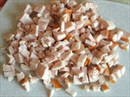 Пошаговое фото рецепта «Лёгкий салат с копчёной курицей»