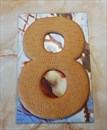 Пошаговое фото рецепта «Торт-цифра на 8 марта»
