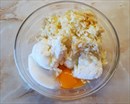 Пошаговое фото рецепта «Яблочные сырники»