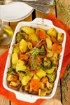 Фото-рецепт «Картофель с брокколи (в медово-горчичной заправке)»
