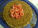 Фото-отзыв рецепта «Яблочный торт с карамелизированными овсяными хлопьями»